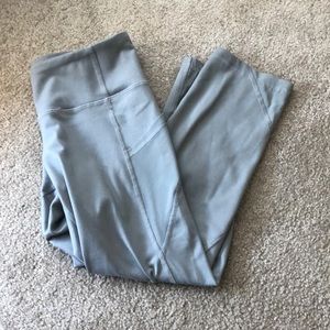 gray 3/4 leggings old navy